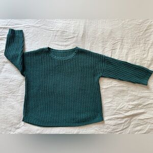 Knitted Teal Sweater